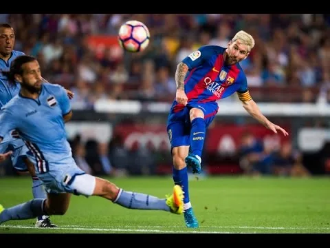 Lionel Messi Insane Free Kick Goal vs Sampdoria (HD)