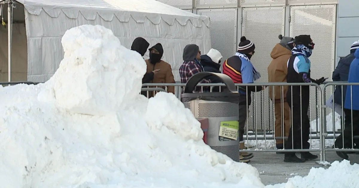 Les fans de KC sportifs sont des températures glaciales pour le match avec Lionel Messi