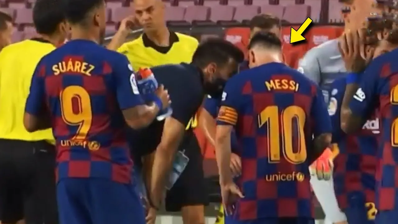 Look at what happened between Lionel Messi and Eder Sarabia