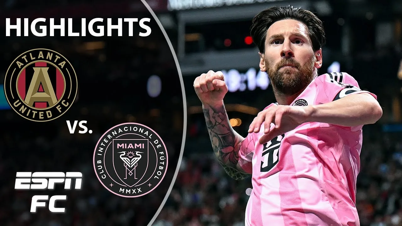 Incroyable objectif Lionel Messi 🔥 Atlanta United contre Inter Miami | MLS FAITS MLS | ESPN FC