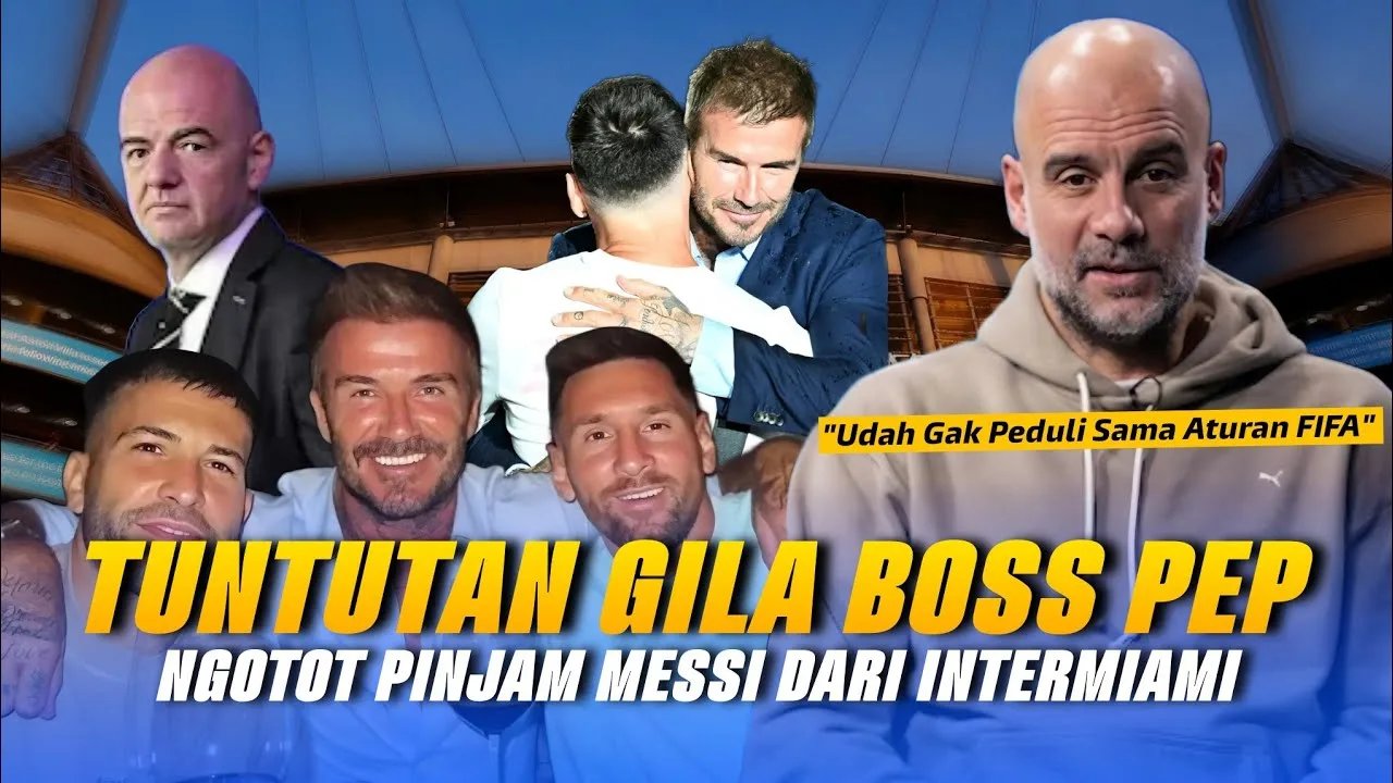 Prenez l’enfant préféré de BEKCHAM !! Guardiola ouvre la voix après le drame du transfert de Leo Messi à Man City