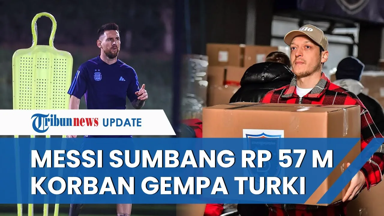 Pesohor Dunia Bantu Gempa Turki, Lionel Messi Sumbang Rp 57