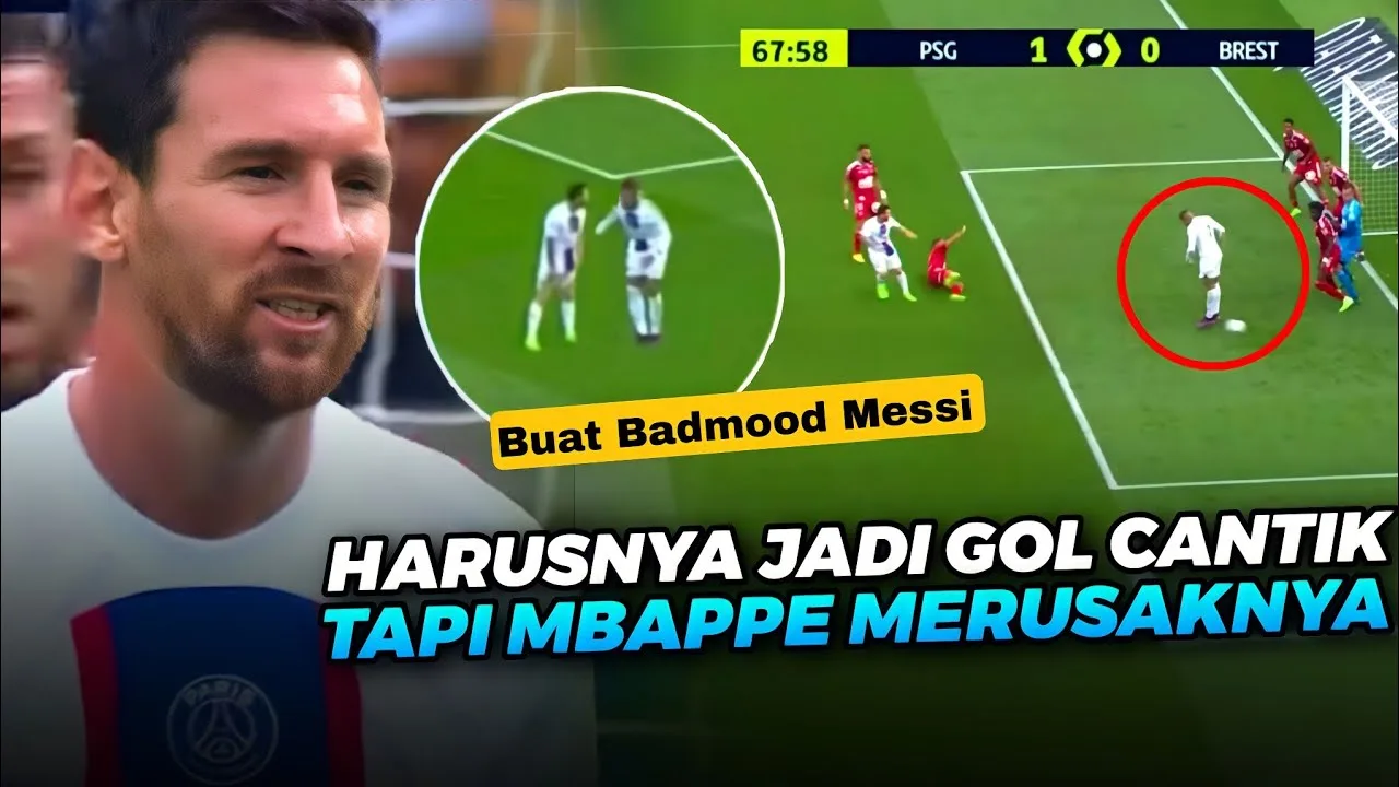 DOSA BESAR MBAPPE KE MESSILihat Shoot Leo Messi Gagal Jadi