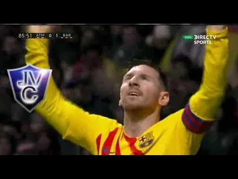 Pablo Giralt Golazo de Lionel Messi Atlético Madrid 0-1