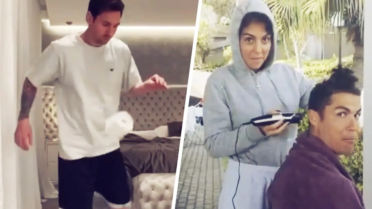 Que font Lionel Messi et Cristiano Ronaldo pendant leur