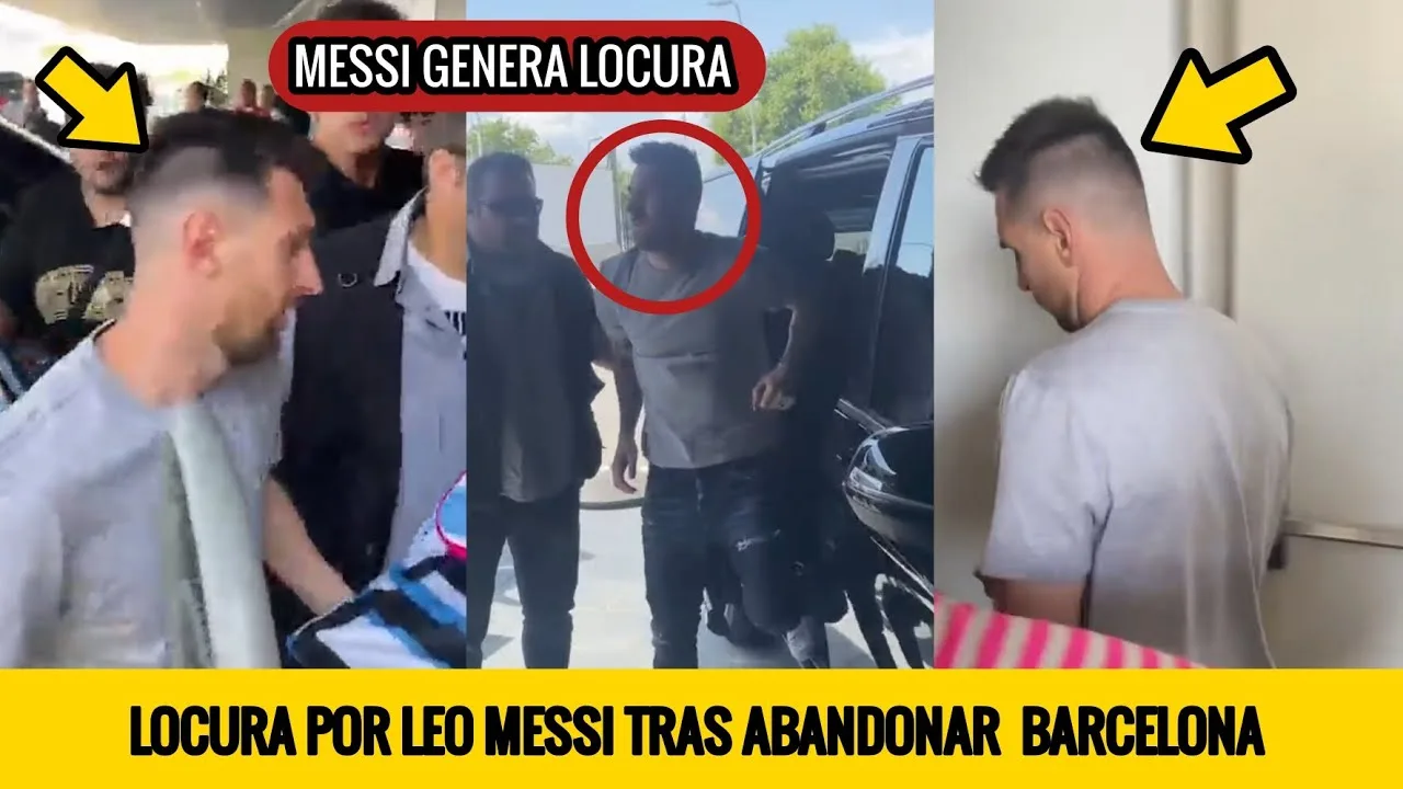 LEO MESSI ABANDONA BARCELONA DESPUÉS DE DOS DÍAS DE DESCANSO