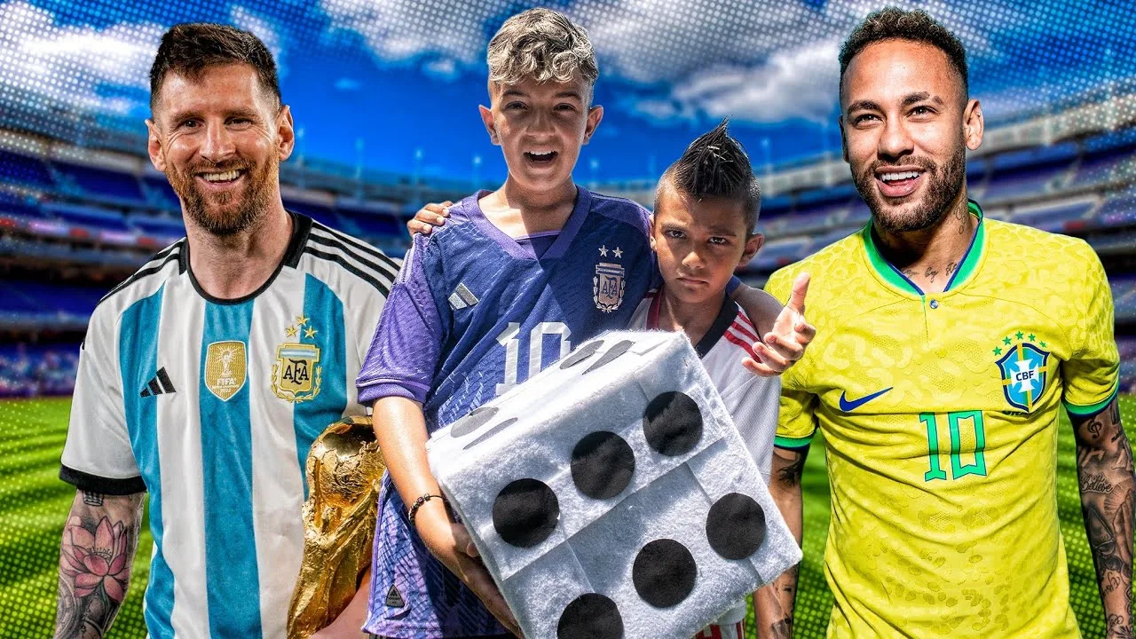 SORPRENDÍ a estos NIÑOS con SUS IDOLOS LEO MESSI y NEYMAR