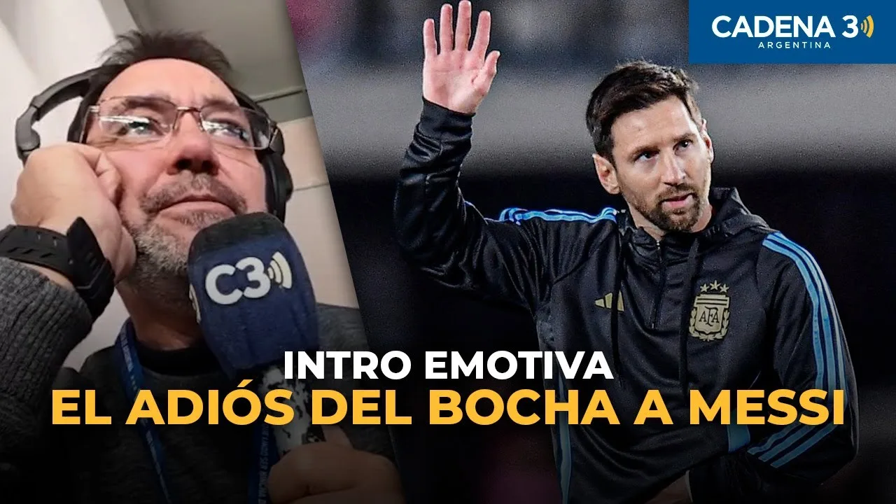 Le revoir émotionnel à Messi del Bocha Hourriet | Intro de Argentine – Venezuela | Chaîne Argentine 3