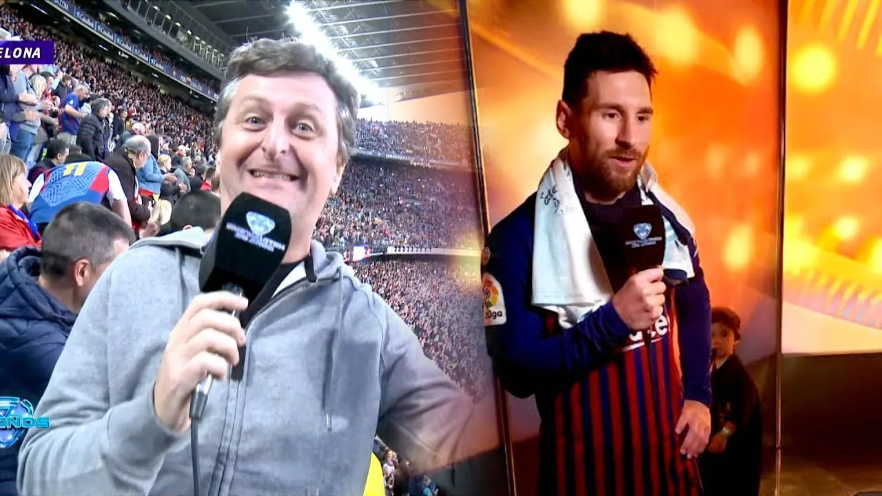 Diego Korol mano a mano con Lionel Messi en #Showmatch30Años