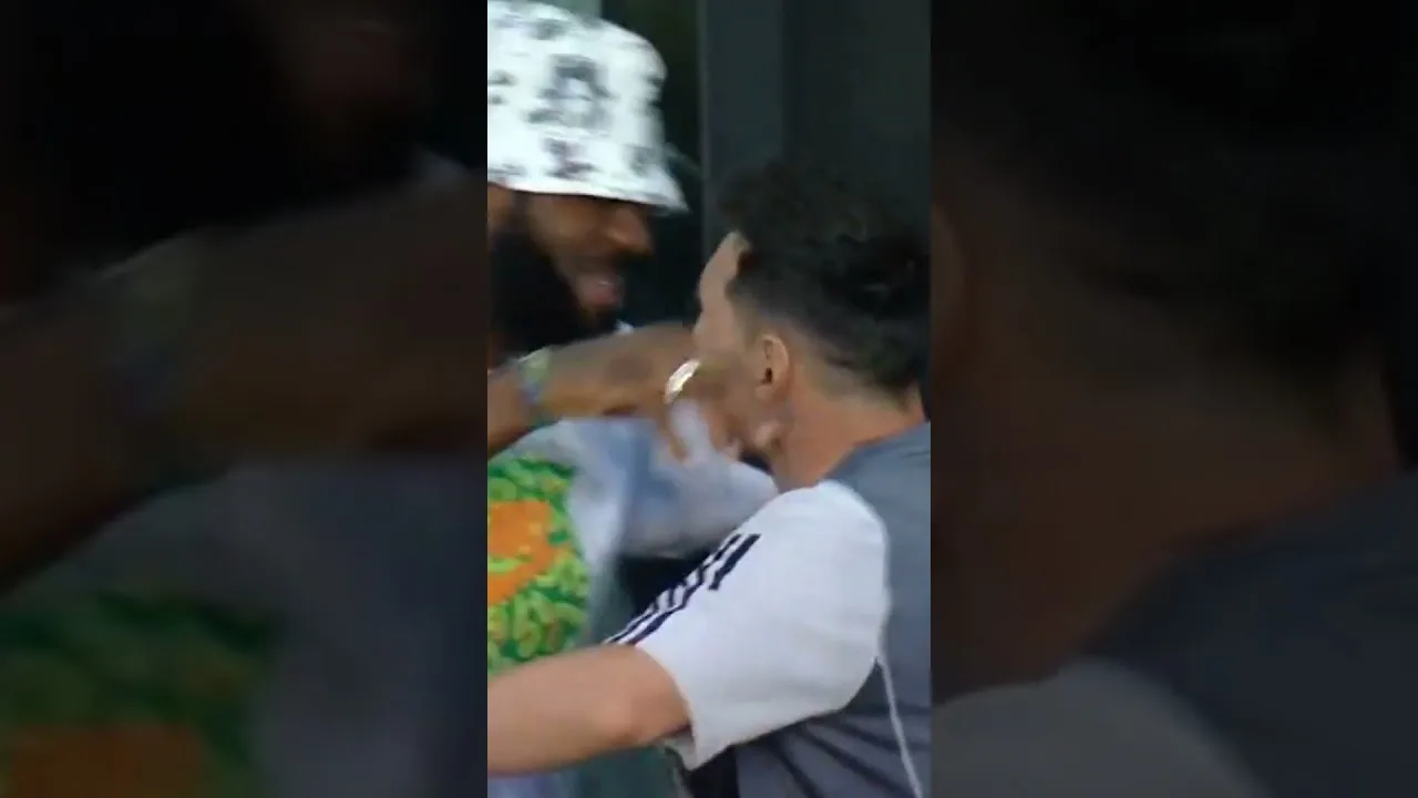 Lionel Messi & LeBron James Respect Moment 2023