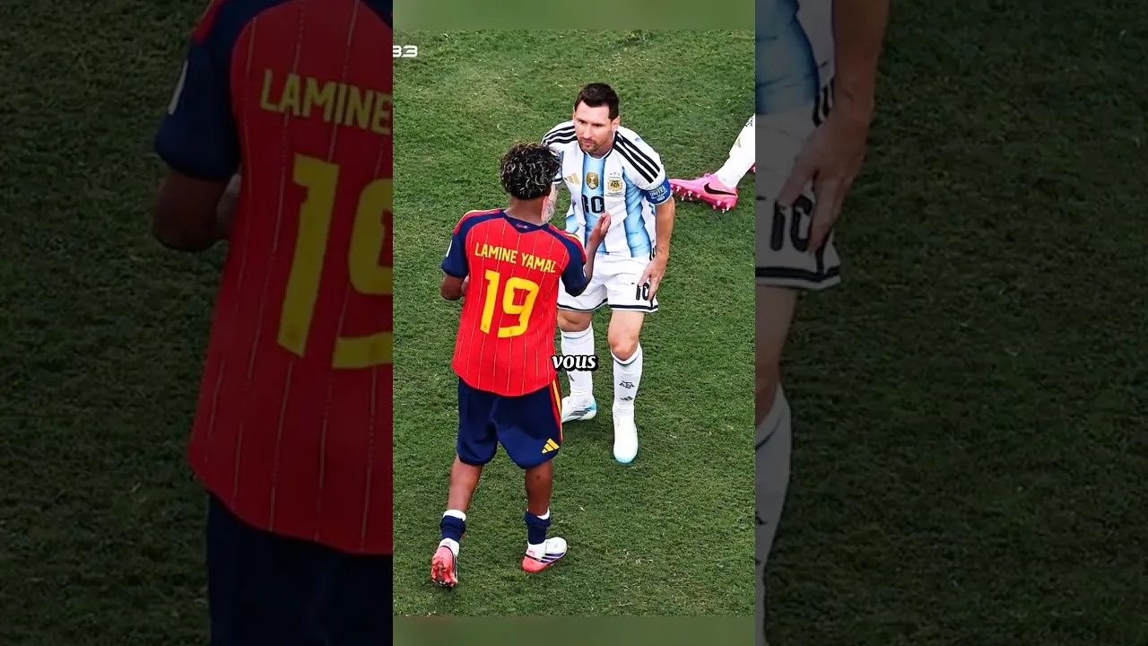 Pourquoi Messi s’est t’il levé pour saluer YAMAL ?🤯