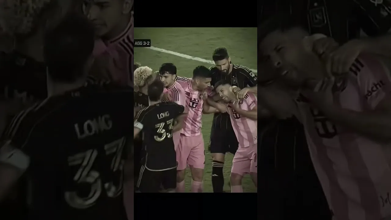 Don »t touch Messi!☠ #leomessi #intermiami #suarez #shorts #fight #messi