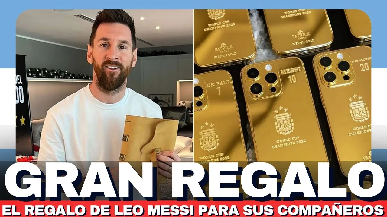 Leo Messi les hizo un INCREÍBLE REGALO a todos sus