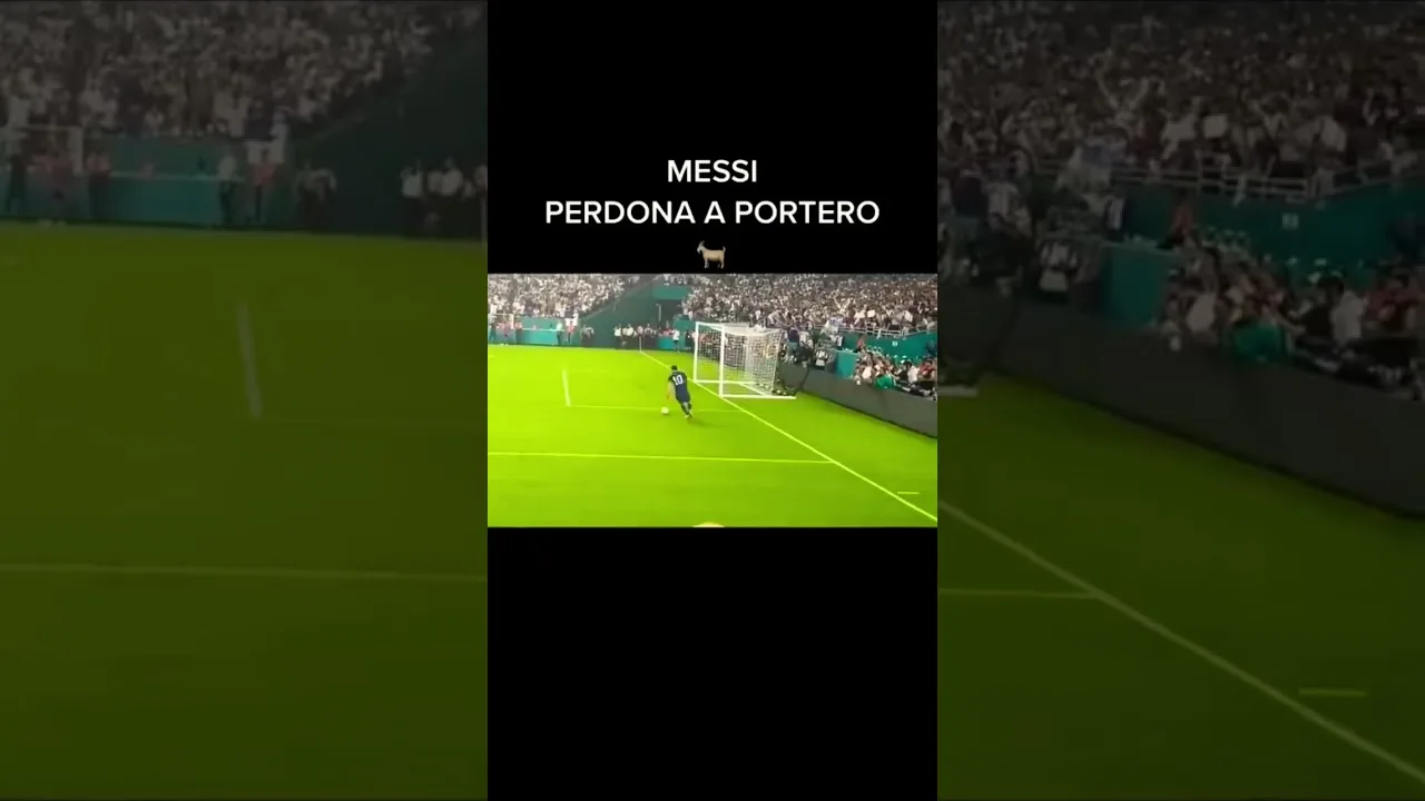 Messi perdona a portero y no le hace GOL #messi #leomessi
