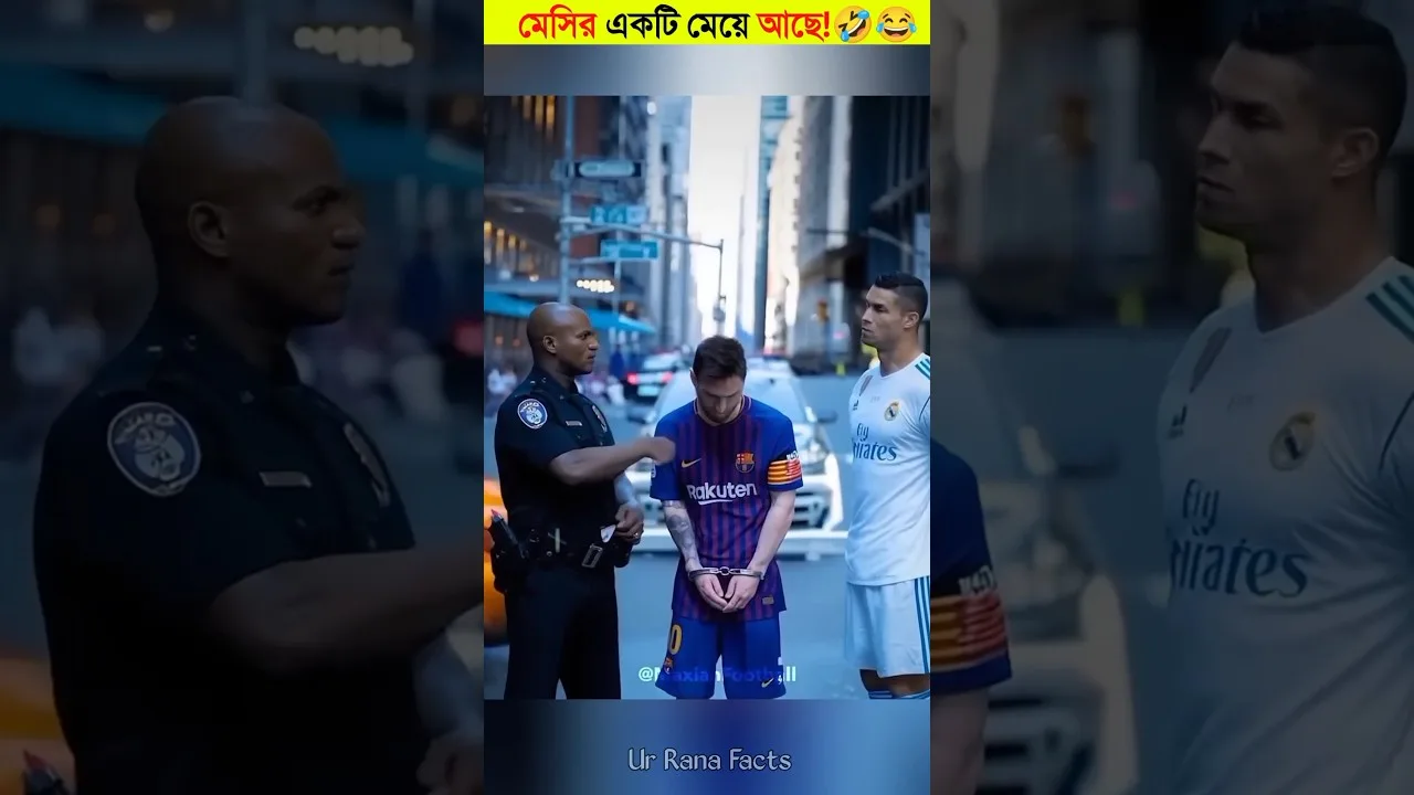 🔥 Messi a une fille 🤣😂. Ur Cristiano. Leo Messi. Ronaldo. CR7 #Shorts #Ronaldo #football