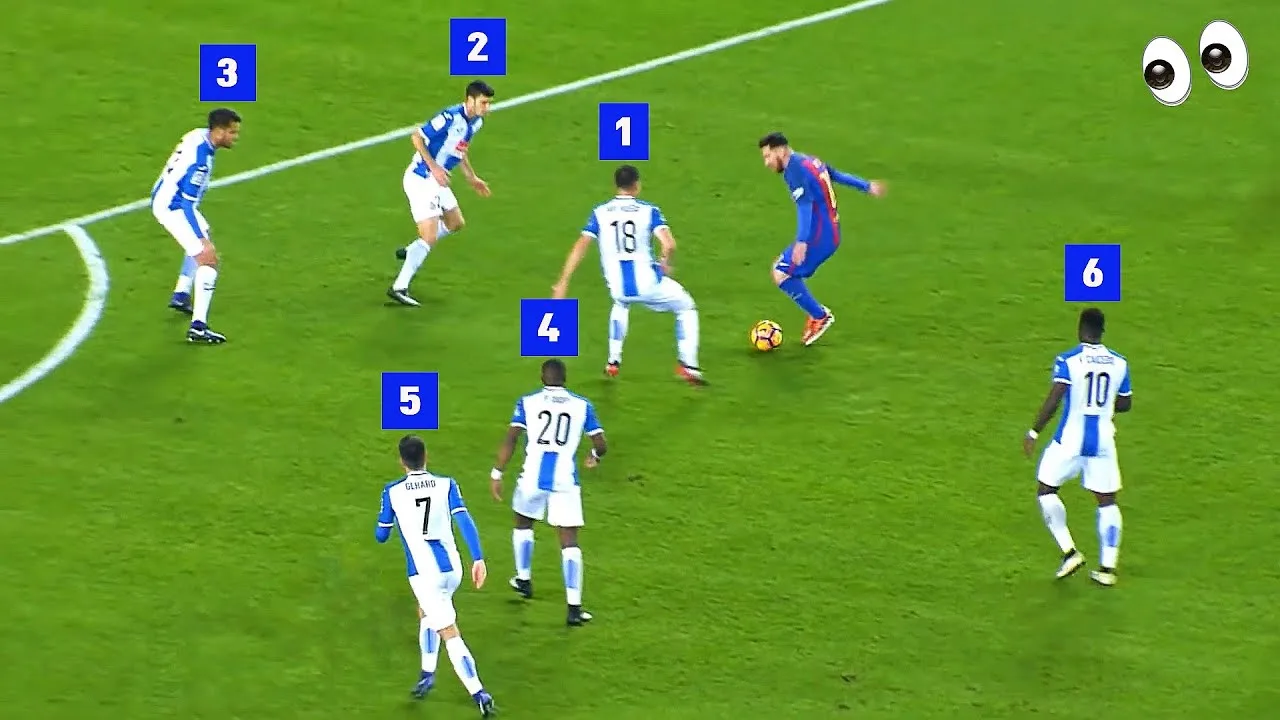 Lionel Messi 1 in a Billion Dribbles