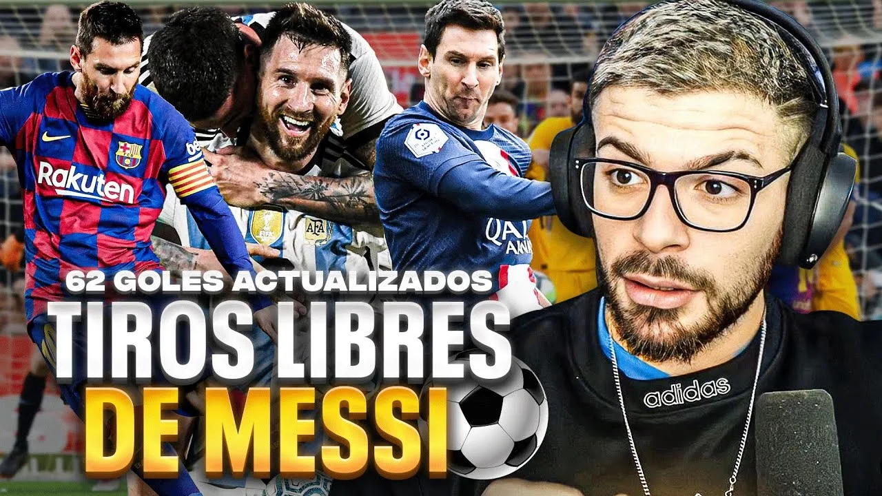 TODOS LOS TIROS LIBRES DE LIONEL MESSI ACTUALIZADO 2023: