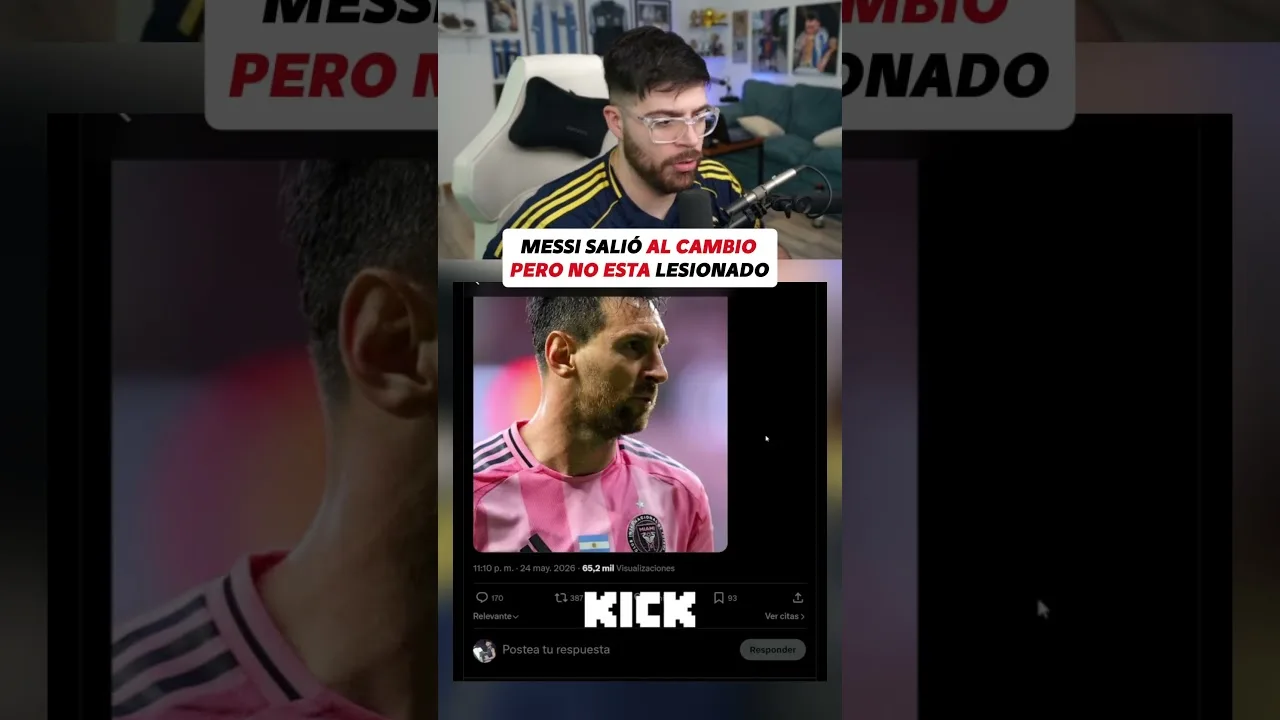 Messi salió al cambio, pero no está lesionado #lacobraaa #lacobra #messi #leomessi