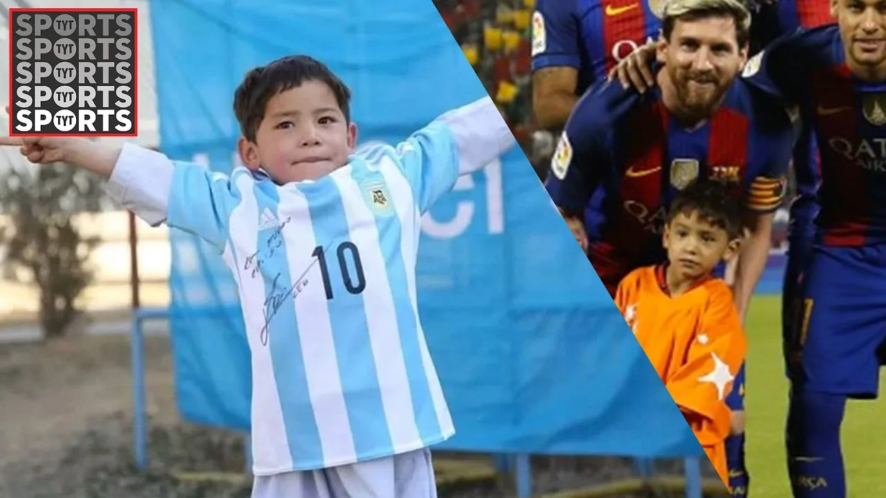 Lionel Messi Meets “Plastic Bag Boy” Murtaza Ahmadi
