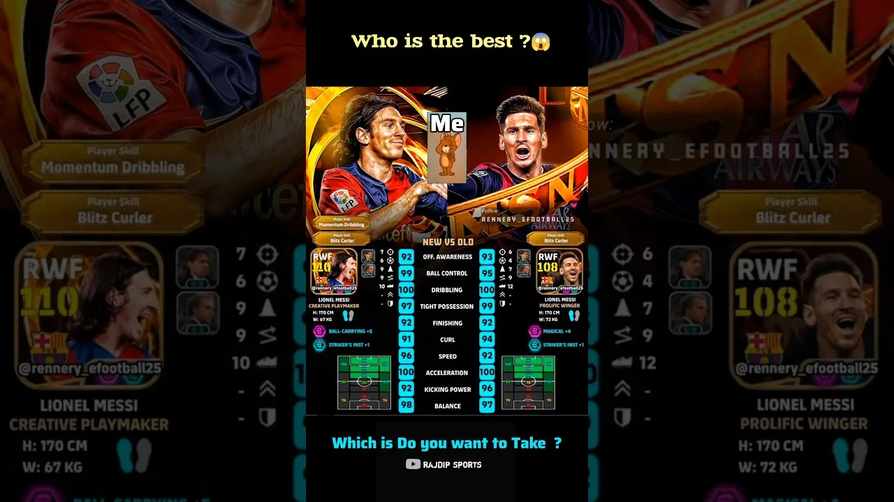LIONEL MESSI Meilleure carte d’entraînement efootball2026🤯 Meilleure carte ?#efootball2025 #pess #football