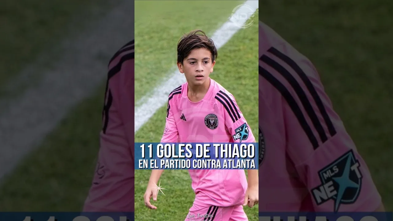Thiago Messi a marqué 11 buts pour Inter Miami vs Atlanta 😱