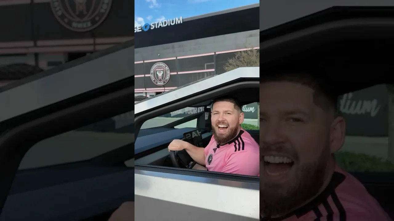 J’ai conduit à la maison de Messi 🏠🚙