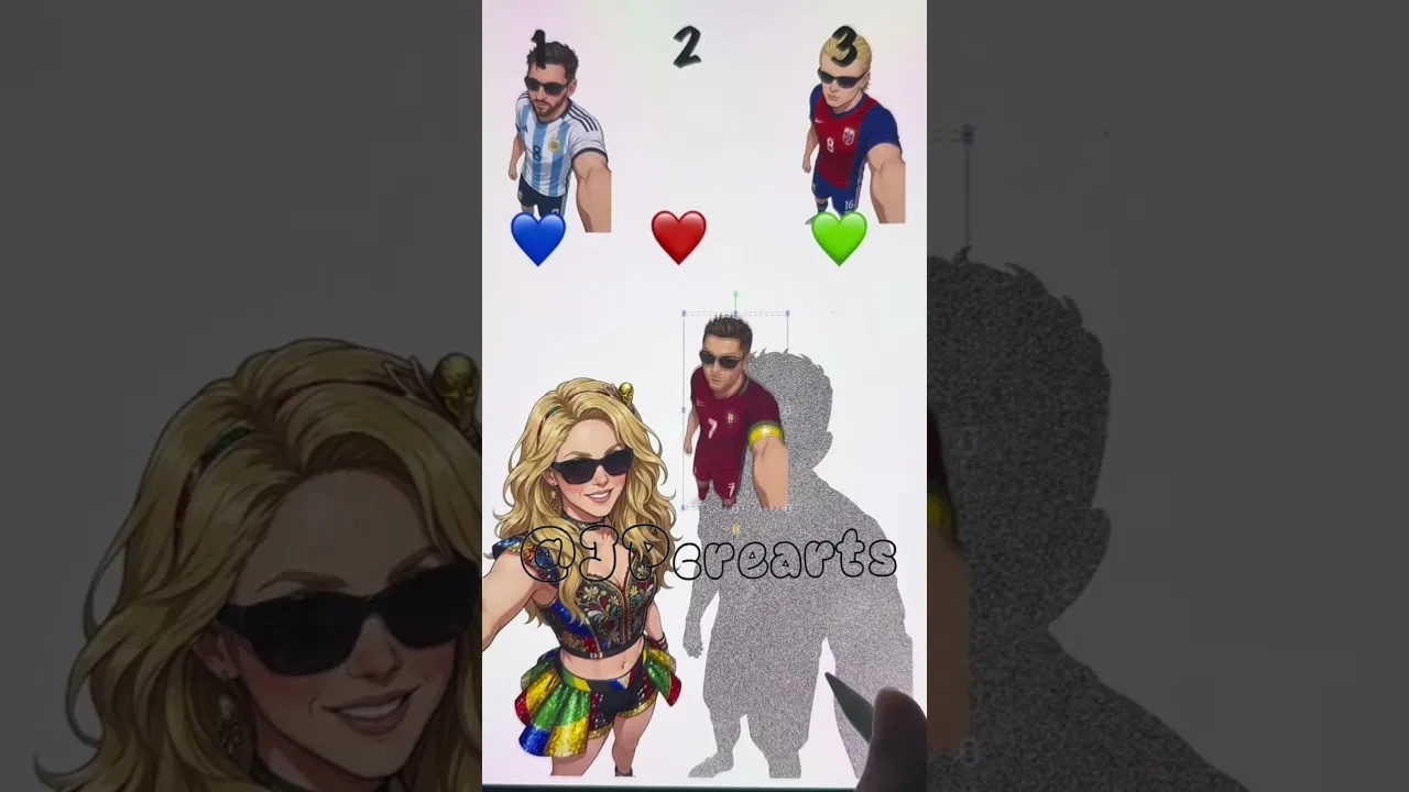 CR7 X SHAKIRA X LEO MESSI X HAALAND ARGENTINA TREND