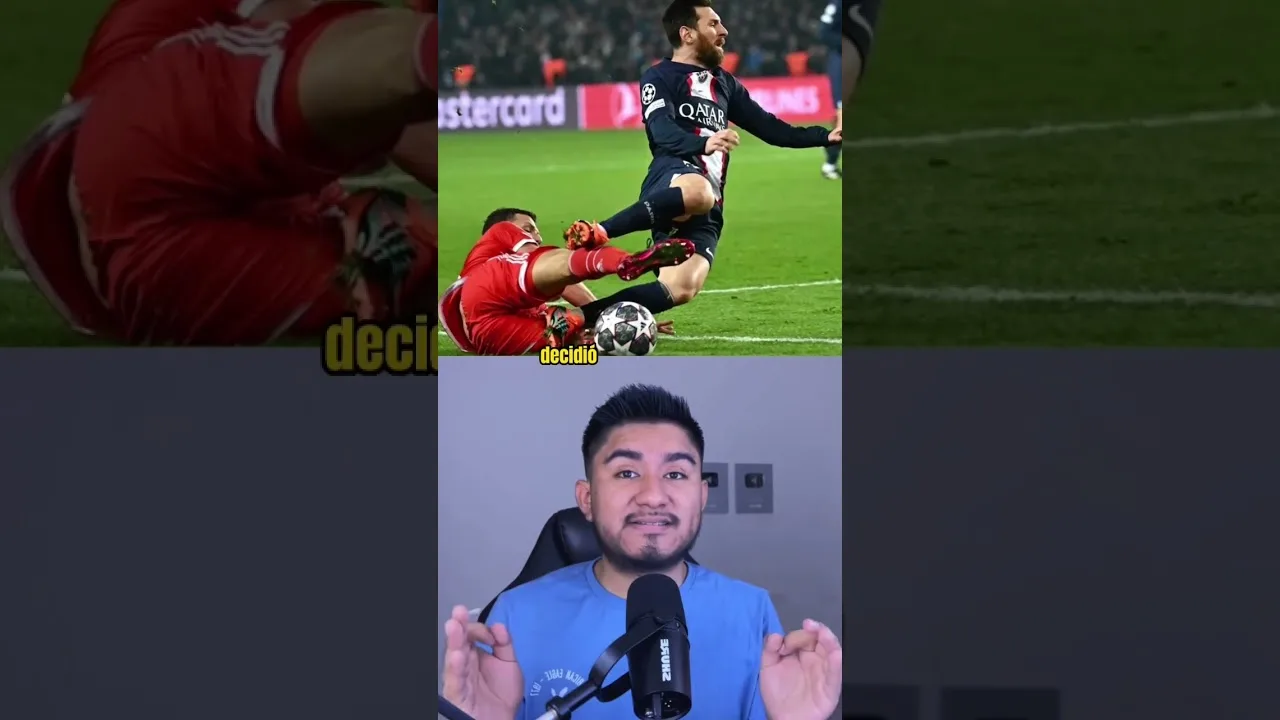 Leo Messi de EXPLICARNOS cómo DIABLOS HIZO ESTO. #shorts