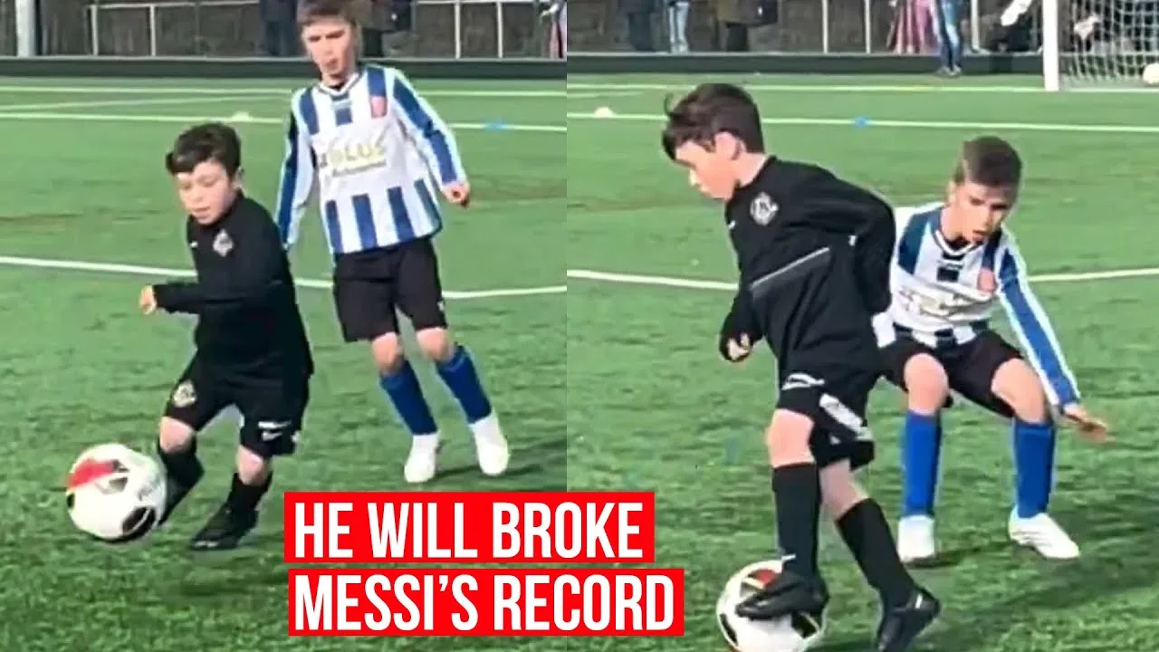 Mateo Messi Copies Lionel Messi  Skills In Viral Video