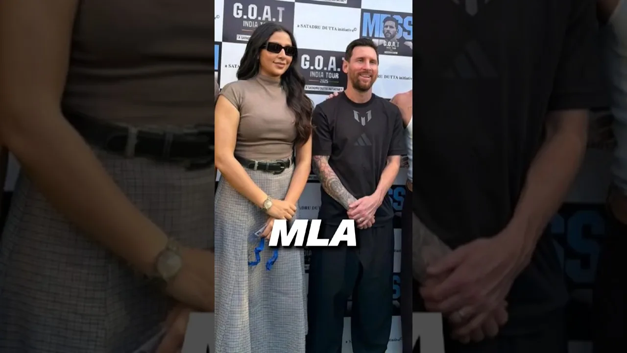 Tournée Messi en Inde #short