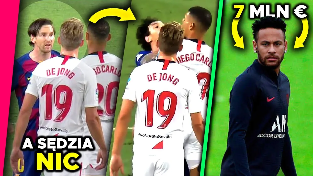 Leo Messi NIE WYTRZYMAŁ! Odepchnął rywala! Neymar podał Fc