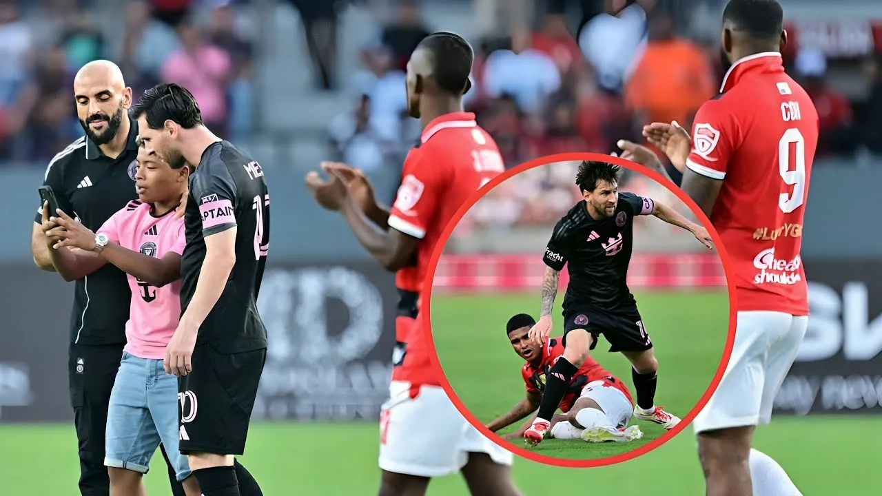 Réaction de Messi après que les fans deviennent fous au Panama