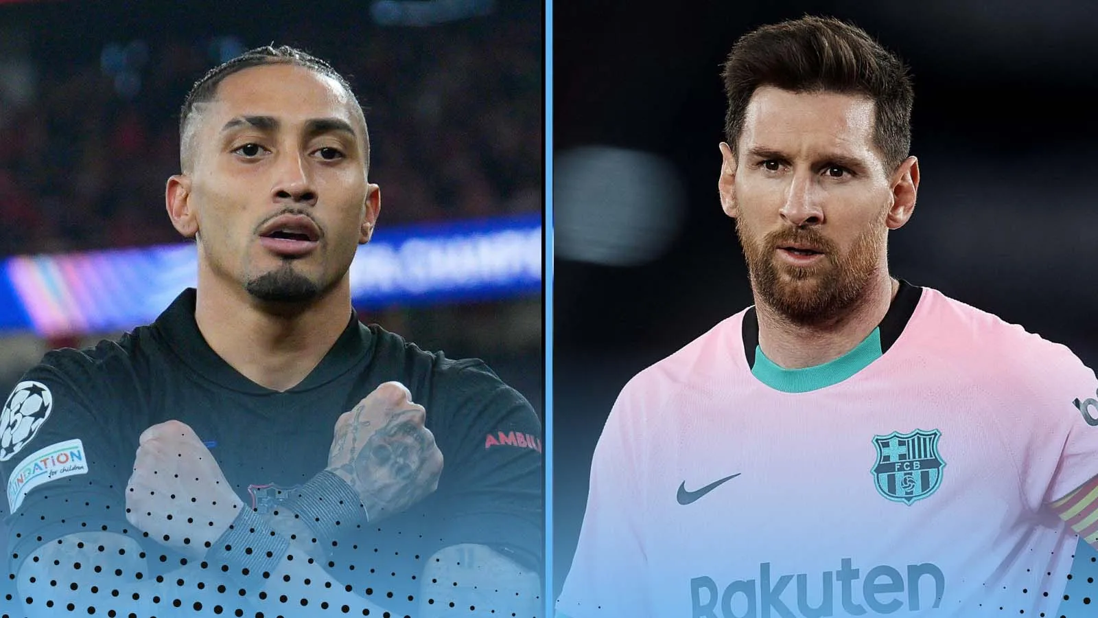 Le sublime de Raphinha 2024-25 et la dernière saison de Messi comparée