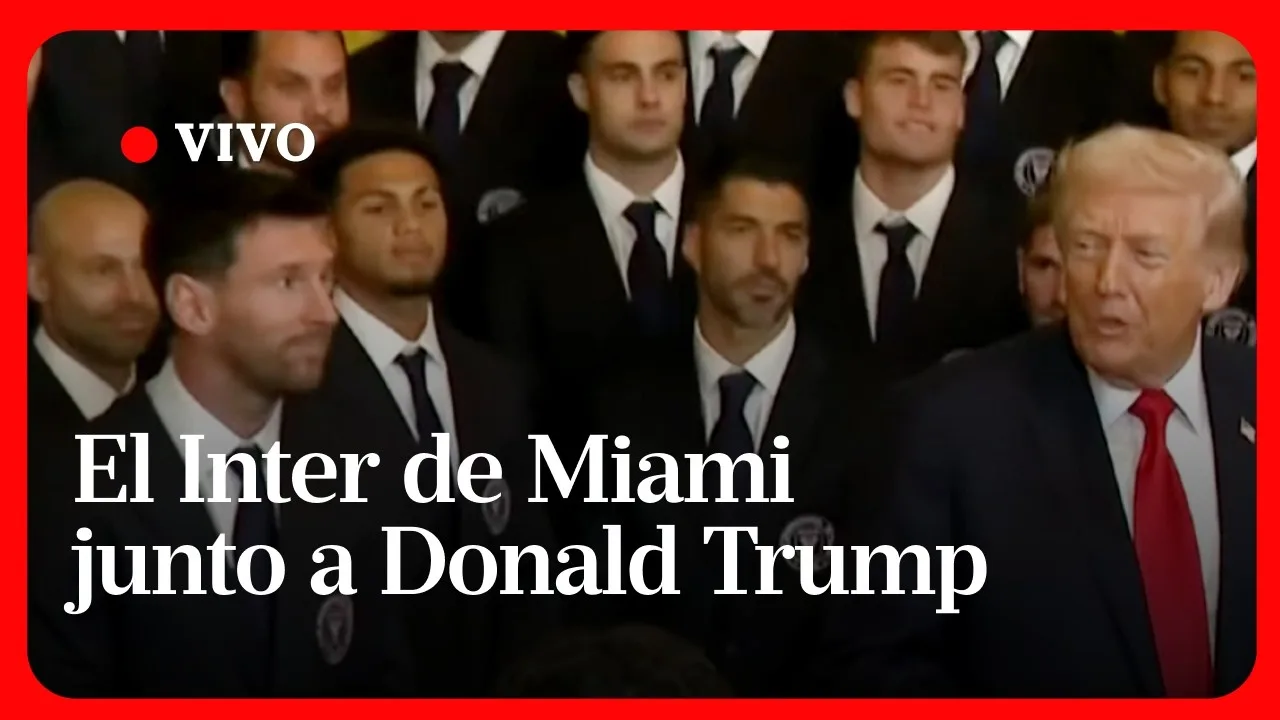 EN DIRECT | Donald Trump a reçu Lionel Messi et l’équipe de l’Inter Miami à la Maison Blanche