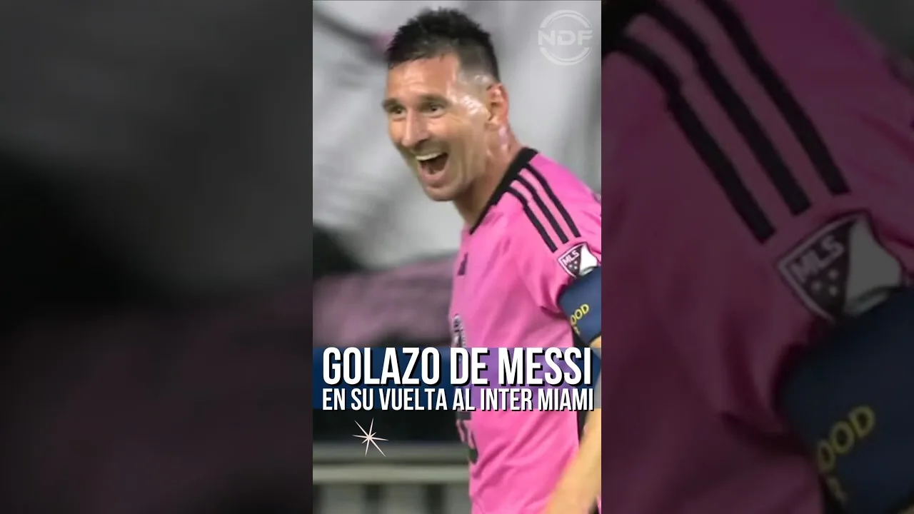 Le but de Leo Messi pour Inter Miami après son retour de sa lésion de la cheville 😱