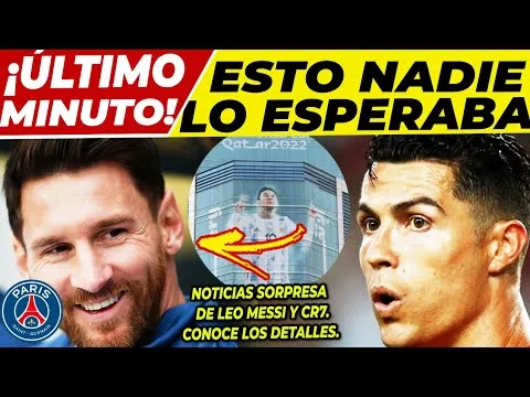 ¡𝘼𝙩𝙚𝙣𝙘𝙞𝙤́𝙣!𝙐́𝙡𝙩𝙞𝙢𝙖 𝙃𝙤𝙧𝙖 Del 𝙁𝙪𝙩𝙪𝙧𝙤 De LEO MESSI  𝙉𝙤𝙩𝙞𝙘𝙞𝙖
