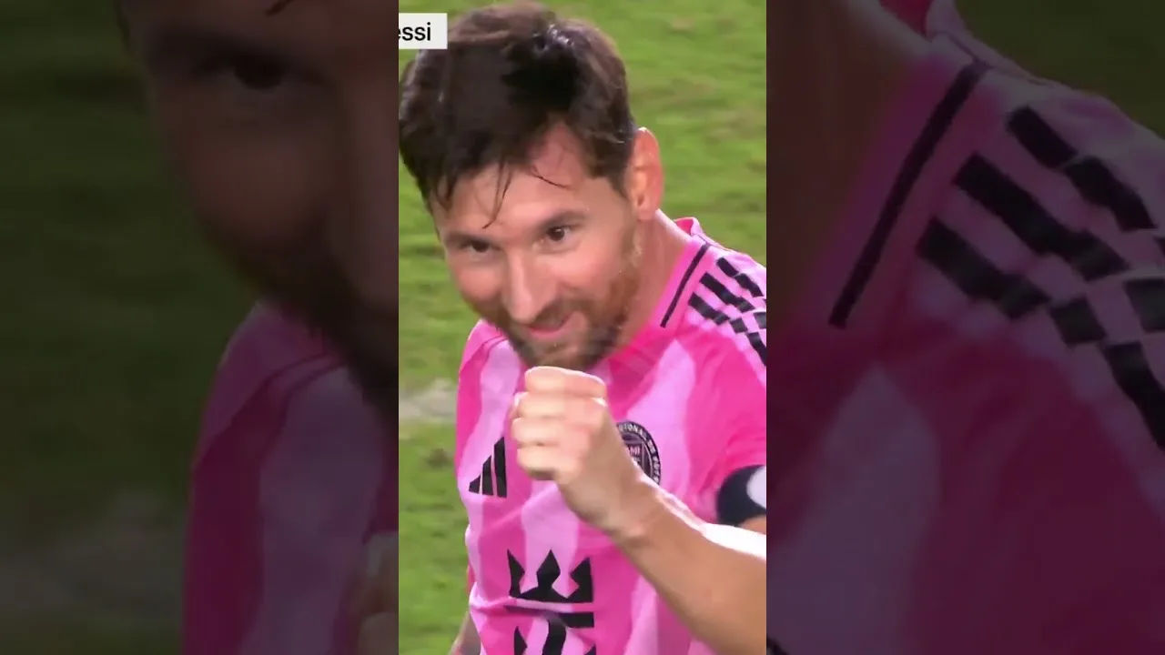 Leo Messi a dédié son but à ses amis argentins #leomessi #messi #intermiami #futbol #argentina
