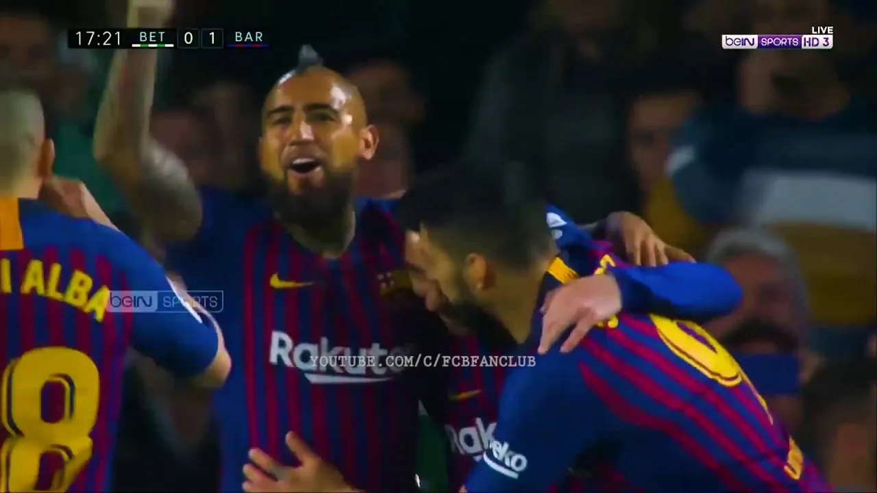 Lionel Messi Hat Trick vs Real Betis 17/03/2019 – All 3