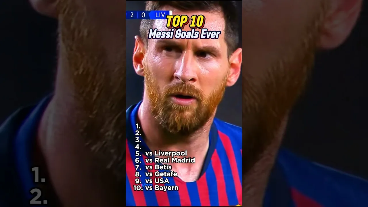 Leo Messi Top 10 des buts de tous les temps – PARTIE 2