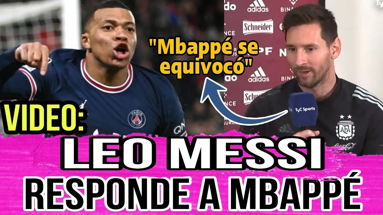 MESSI le RESPONDE A KYLIAN MBAPPE hoy SUDAMERICA es MAS