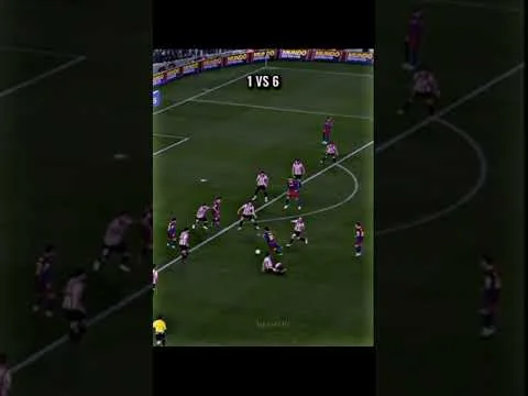 1 vs 6 Amazing Skill Leo Messi 😍🙆‍♂️😍 #shorts