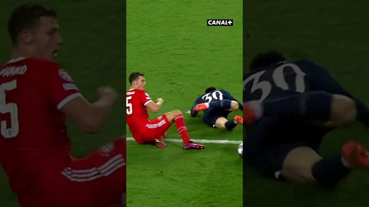 Le tacle de Benjamin Pavard sur Léo Messi, le Français