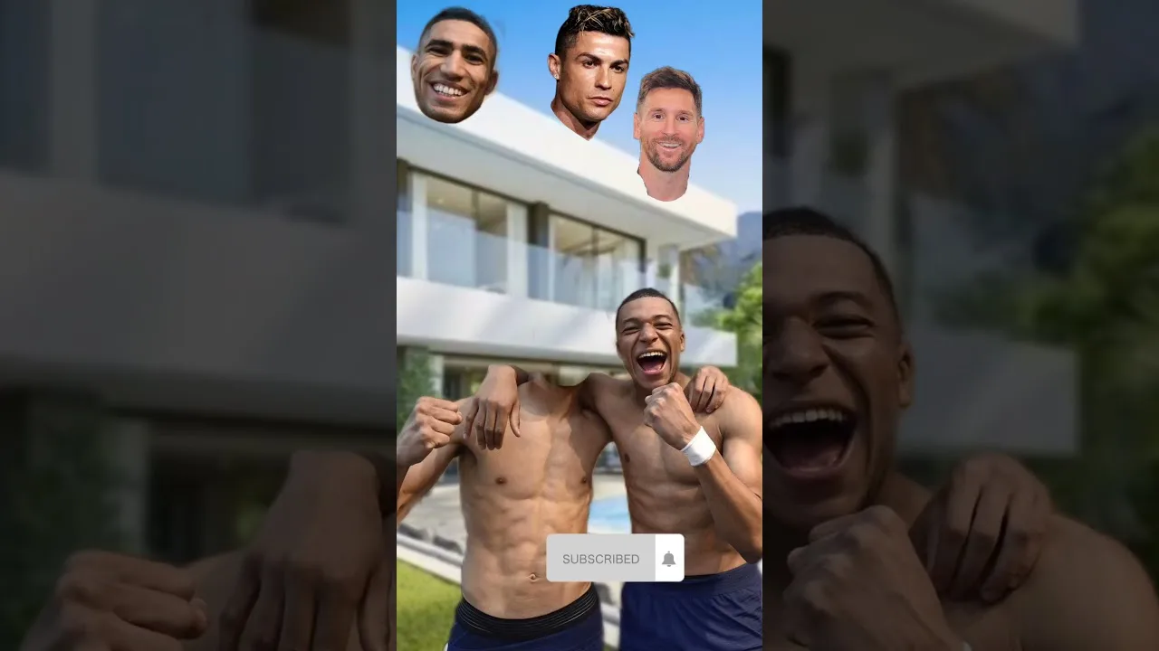 Kylian Mbappé & Achraf Hakimi | Ronaldo, Leo Messi, Neymar