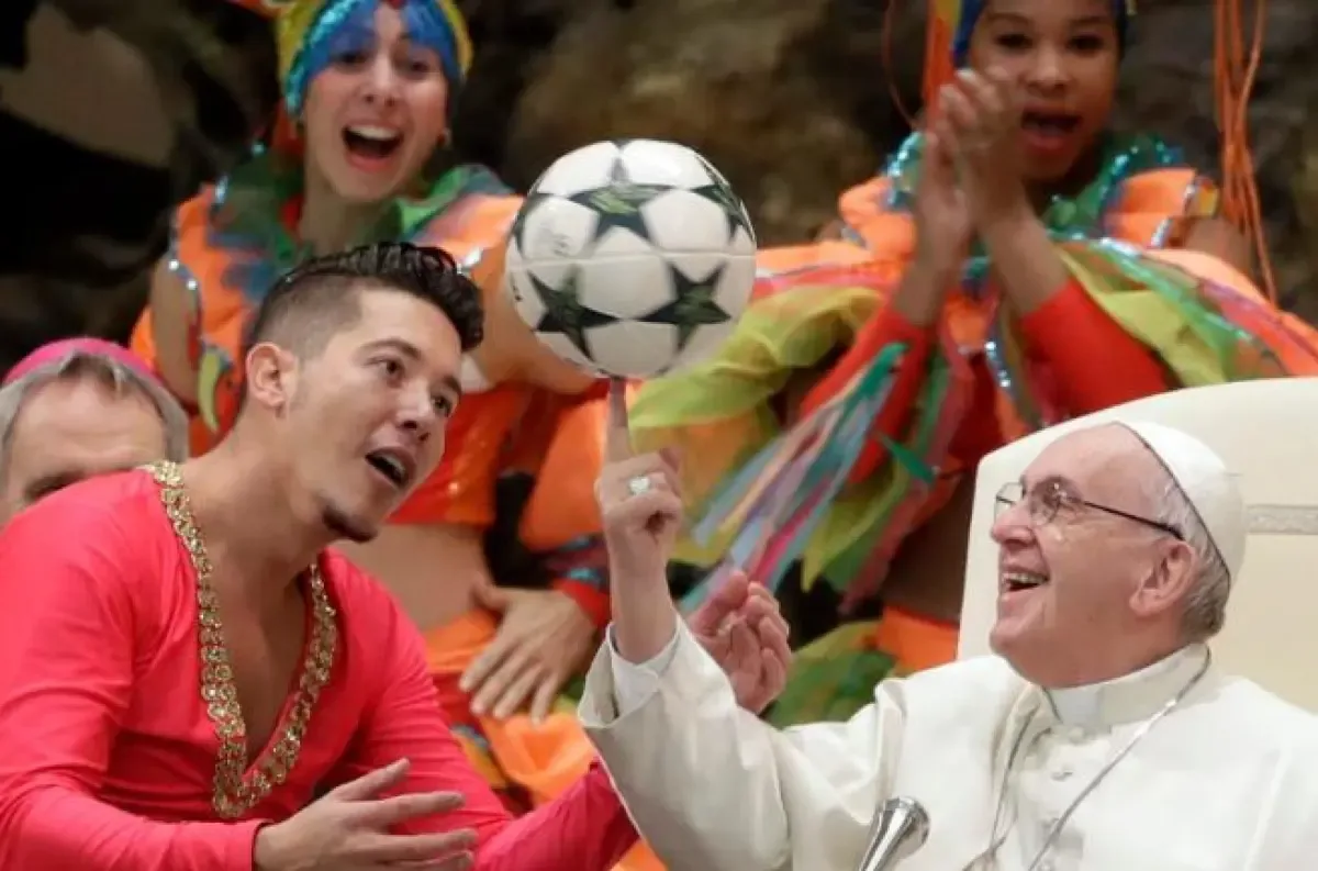 Lionel Messi dit au revoir au Saint-Père. Merci d’être