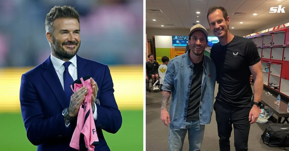 David Beckham offre de l’aide à Andy Murray avec la réponse de Lionel Messi en espagnol après avoir été interrogé sur le faire par une nuit froide à Stoke
