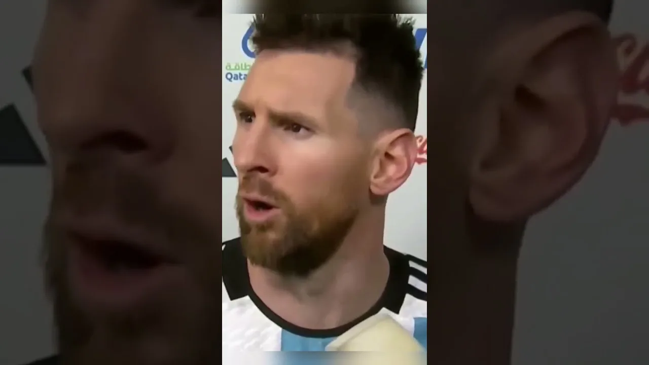 😃🤪 Leonel Messi Speaking English Well .#shorts