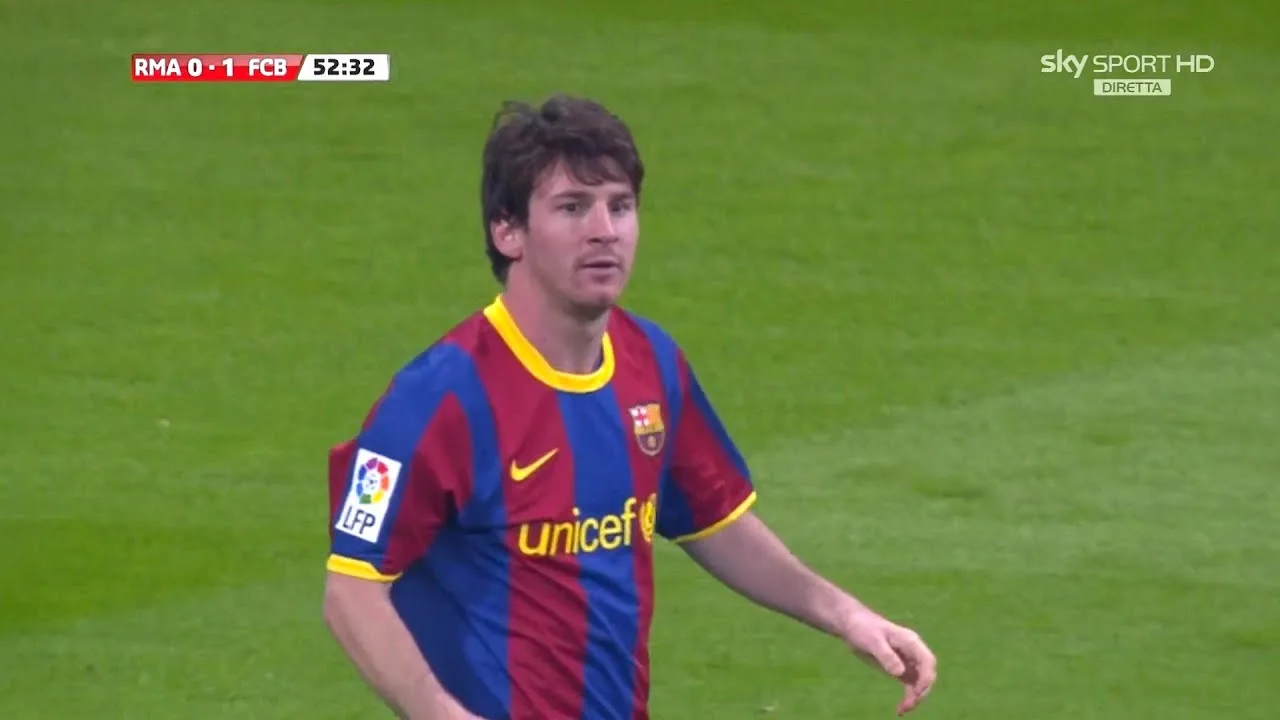 Lionel Messi vs Real Madrid (Away) 2010-11 English