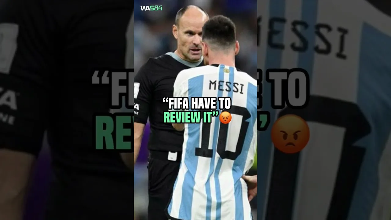 Lionel Messi was not happy after Argentina vs Netherlands
