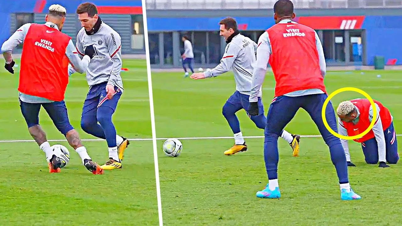 Lionel Messi Humiliated Neymar and Mbappé on today's PSG