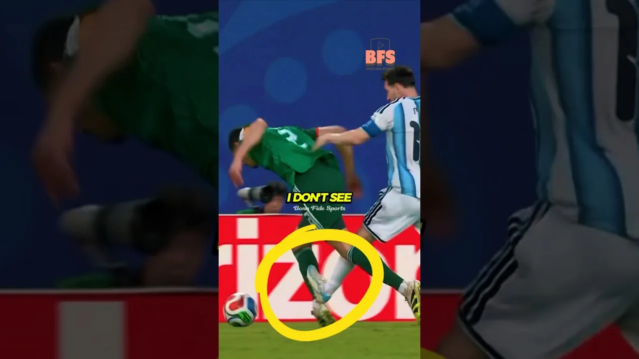 Lionel Messi aurait dû être expulsé 😳